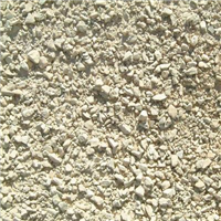 Sable et gravier de calcaire recomposé concassé lavé - 0/10 mm - godet de 0,25 m³