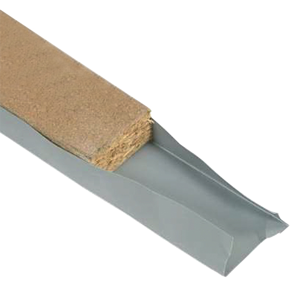Protection de bas de cloison en plâtre - PVC souple en U Gypso 50x22 mm