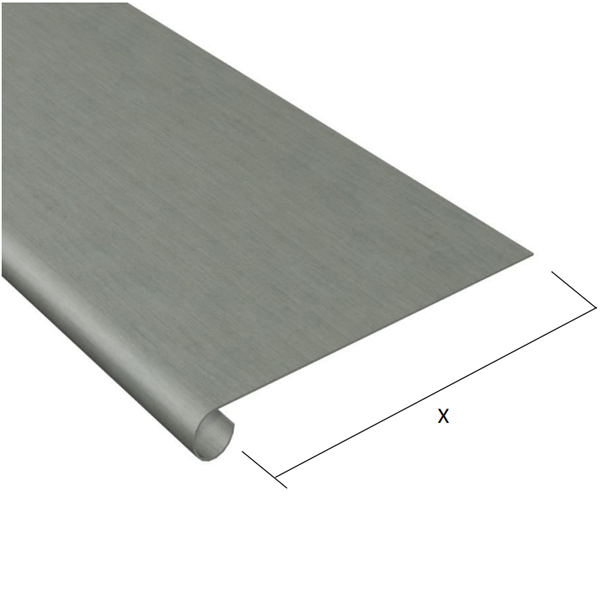 Bande de doublis en zinc Rheinzink - 250 MM x 2 M - ép. 0.65 MM