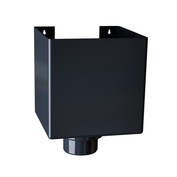 Boîte à eau MEP BXC810 pour tuyaux de 80 ou 100 mm - PVC Anthracite