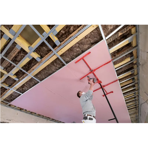 Plaque de plâtre incombustible - Knauf Feu KF BA15 - 3,00 M x 1,20 M - ép. 15,0 MM