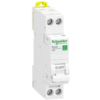 Disjoncteur modulaire 1P+N Schneider Resi9 - courbe D - 25A