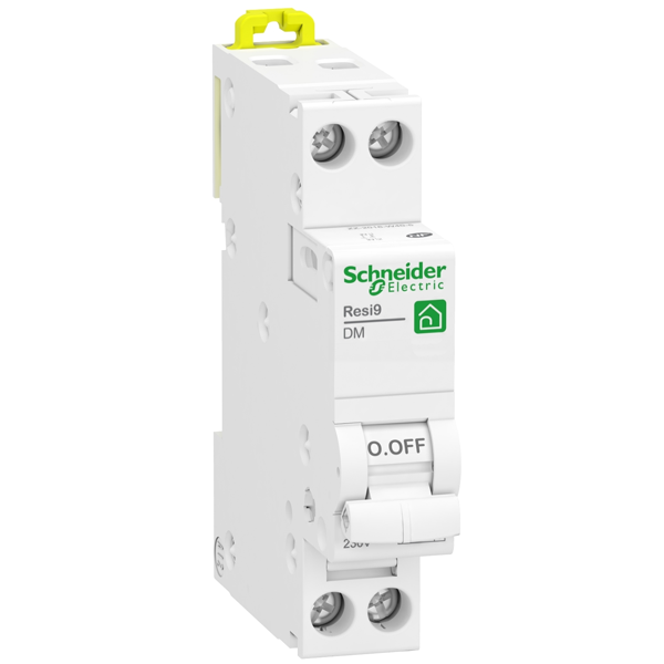 Disjoncteur modulaire 1P+N Schneider Resi9 - courbe D - 25A