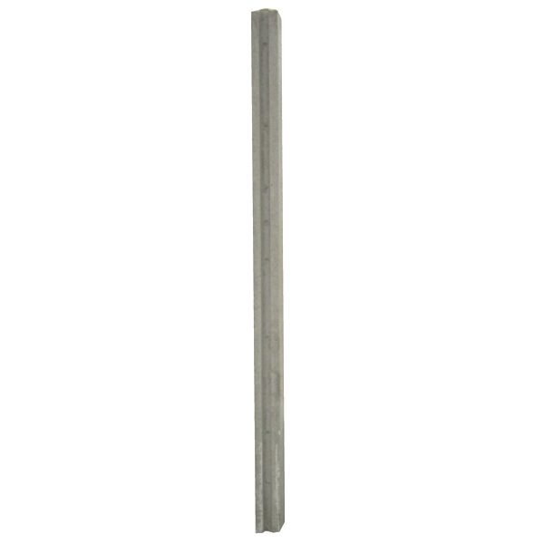 Poteau en béton à feuillure totale pour clôture pleine - 12 CM x 12 CM - hauteur 260 CM