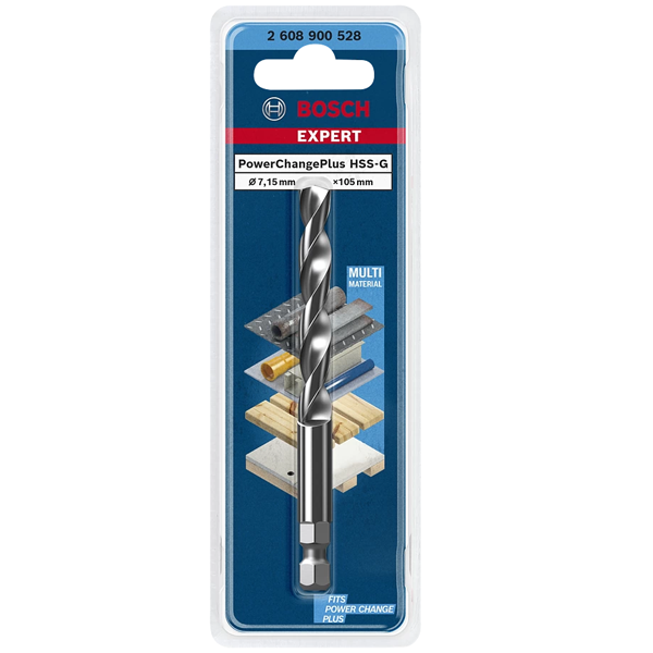 Foret de centrage multi-matériaux Expert Power Change Plus 7.15 mm