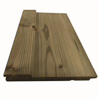 Bardage en Sapin du Nord Traité Classe 3 vert Treignac - 27 MMx180 MM - L.4.00 M