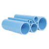 Réseau de tuyauterie, tubes PVC, air et gaz
