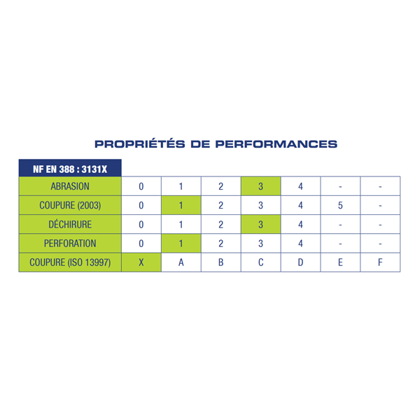 Gant manutention polyester enduction polyuréthane taille 9 33-FG313-CHA9