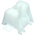 Pontet plastique support d'onde trapézoïdale Etanco 23x75mm x100