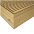 Plinthe de finition pour terrasse composite - Beige noix - 7,8 CM x 10 MM - L.4 M