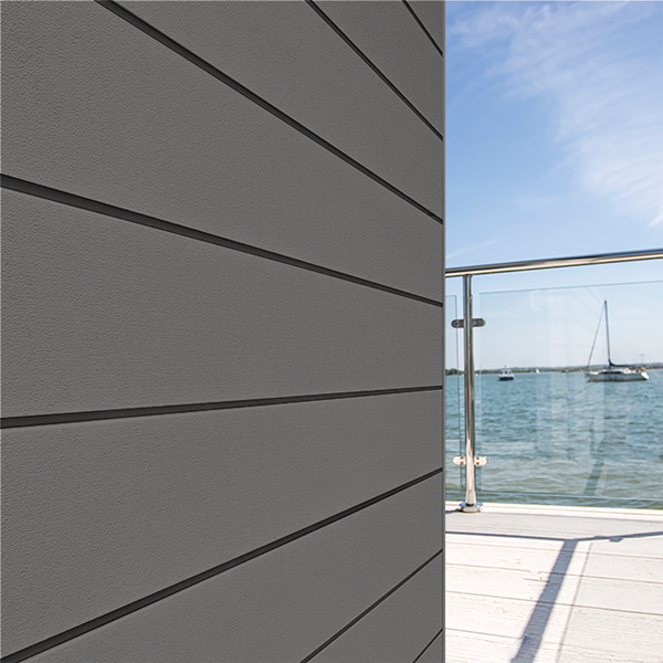 Lame de bardage Cedral Click finition Smooth - couleur Gris étain C54 - ép.12,0 MM - 186 MM x 3600 MM