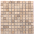 Mosaïque pierre naturelle calcaire TRAVERTIN - Noche - 4,8 x 4,8 cm - Plaque 30 CMx30 CM Ép.10 MM