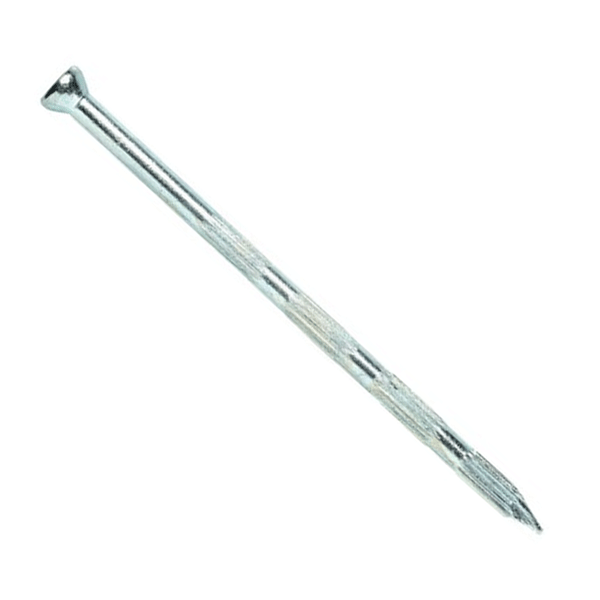 Pointe béton à tête conique striée électrozinguée Ø 3,50 mm x 60 mm - boîte de 1 kg