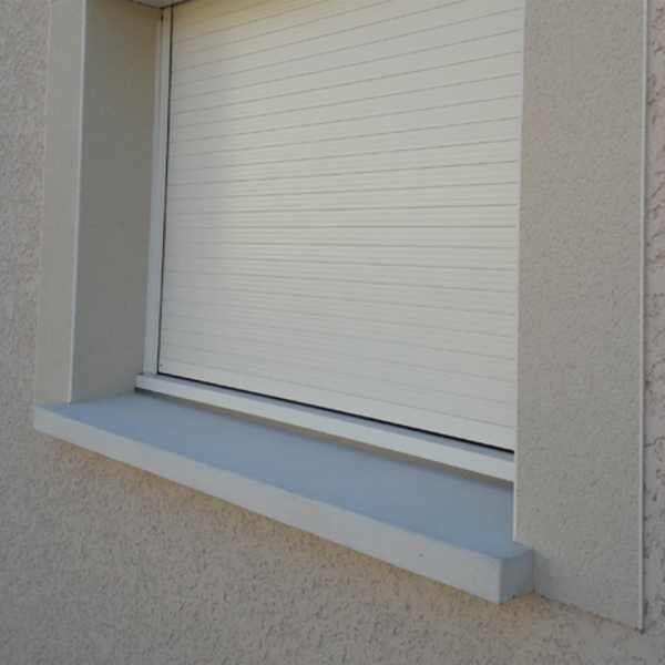 Appui de baie ou de fenêtre ABS 2 monobloc gris - 35,5 CM x 68 CM
