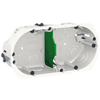 Boîte d'encastrement double Schneider Multifix - Ø 67 mm x 40 mm