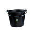 Seau maçon plastique Obra anse 6,4 mm 11 litres Polyéthylène noir