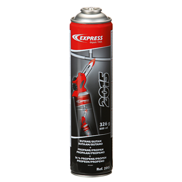 Cartouche de gaz propylène (36%) + butane + propane Express 2015