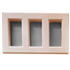 Claustra d'aération avec grille en inox - 215,00 MM x 130 MM - couleur Provence