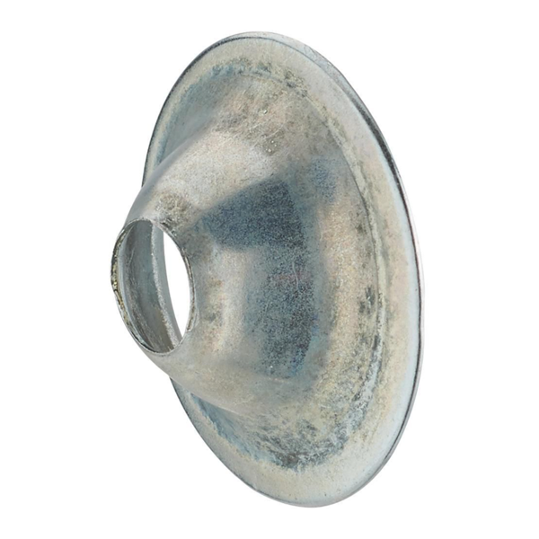 Rosaces coniques super chromées - Diamètre 28 mm - H9 mm - Acier - 25