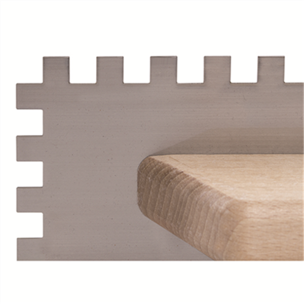 Peigne en acier avec poignée en bois - Rubi - 48 cm - denture 8 x 8 mm 65959