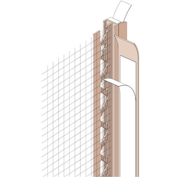 Profilé de raccord de menuiserie en PVC