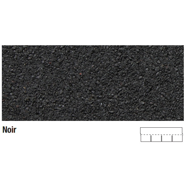 Bardeau bitumeux Sopratuile pour toiture - Noir - 3,05 m²
