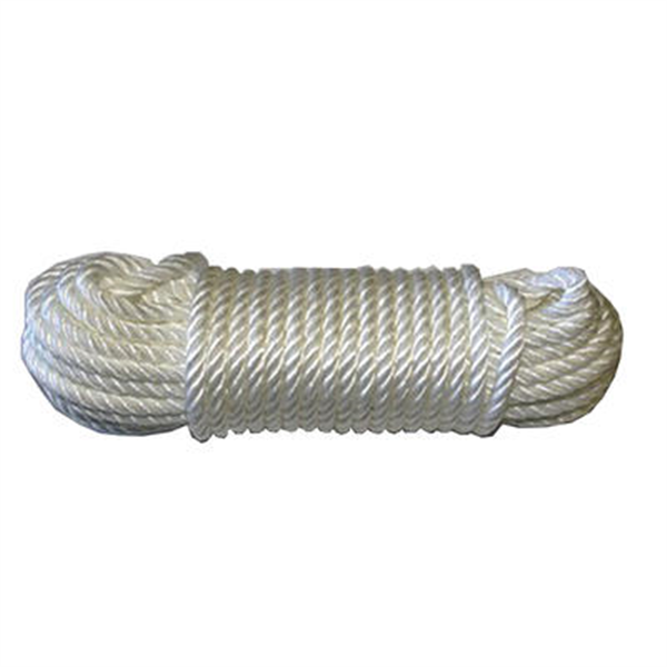 Corde polypropylène traitée anti-UV blanche Ø 8 mm longueur 25 m