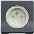Prise de courant 2P+T Schneider Mureva Styl gris anthracite