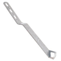 Ancrage de toit Secur+ EPI cambré 50 mm toitures tuiles ardoises acier