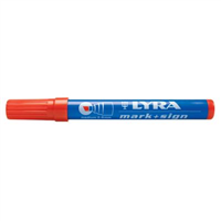 Marqueur indélébile Lyra Mark+Sign biseau noir | Quincaillerie Pro