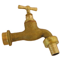 Robinet arrosage extérieur 20 x 27 clapet Raccord nez 20 x 27 mm Laiton