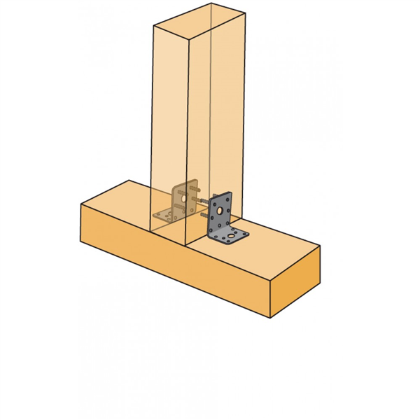 Équerre renforcée E14 75x80x50 mm Simpson Strong-Tie E14/2
