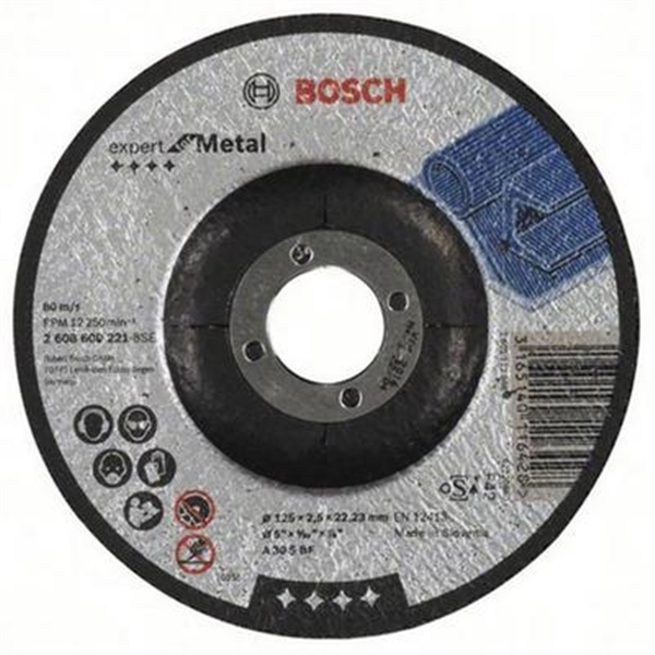 Disque à tronçonner Bosch Expert for Metal 125 x 22,23 x 2,5 mm