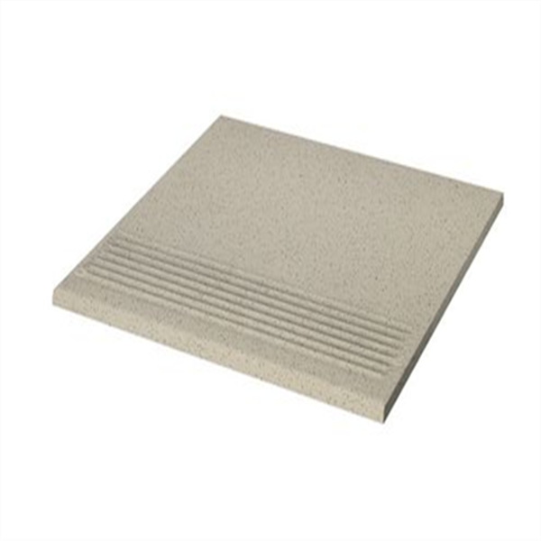 Nez de marche en grès cérame technique GRANIT - Beige - 30 CMx30 CM ép. 9 MM