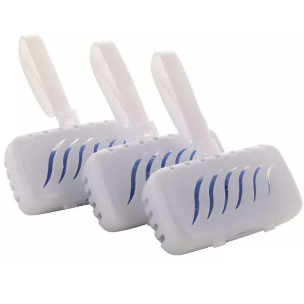 Bloc désodorisant pour cuvette de WC - parfum Océan - lot de 3
