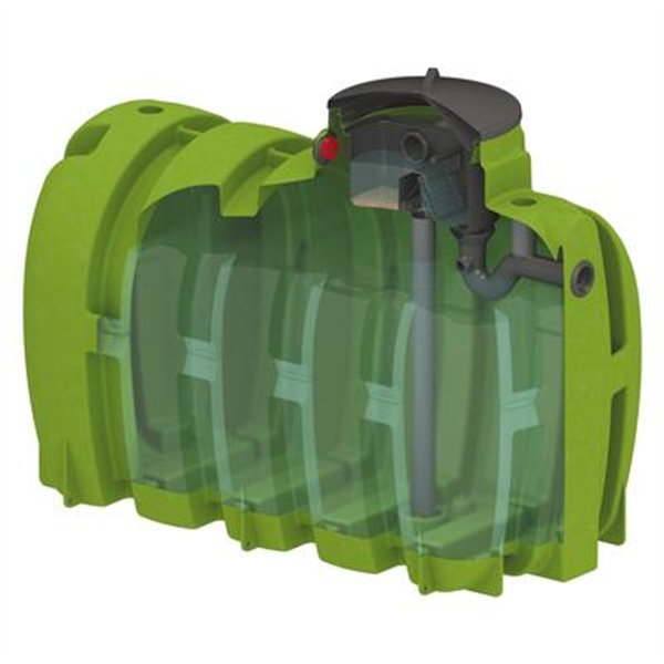 Cuve de stockage Pack'eau avec filtration SPK - PEHD - 5000 L