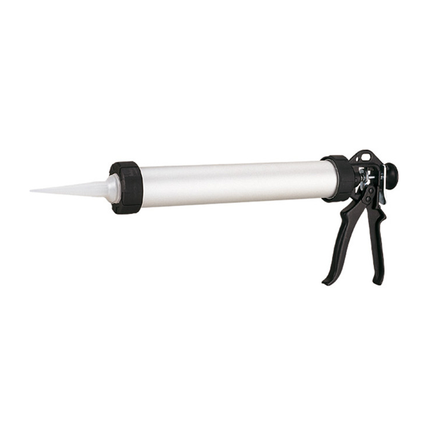 Pistolet applicateur mortier joints silicone polyuréthane Rubi 650 ml