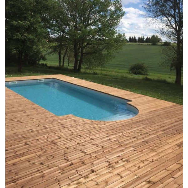 Lame de terrasse en pin du Nord classe 4 Classéo+ lisse - US - 420 CMx14,5 CM