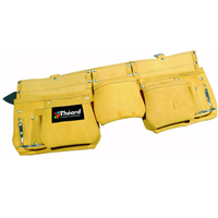 Poche à outils à 9 poches Théard avec ceinture en cuir et 2 anneaux