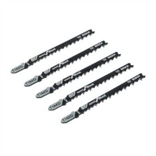 Lame scie sauteuse bois T144D Speed for Wood Bosch Jeu 5 lames