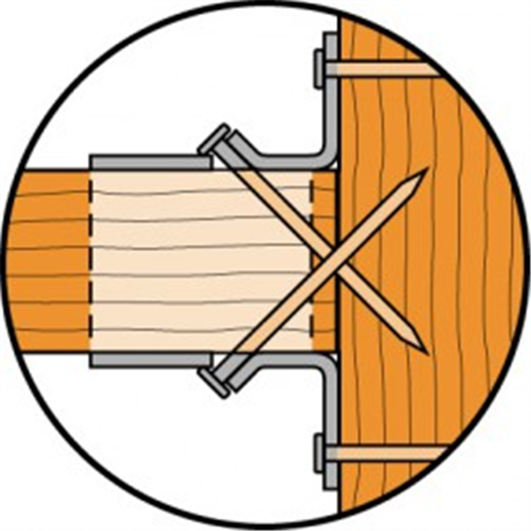 Pointe annelée électrozinguée 4 x 35 mm Simpson Strong-Tie CNA4,0X35-HV