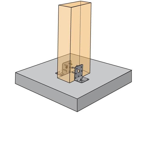 Équerre renforcée EB/7048 48x90x48 mm épaisseur 3 mm Simpson Strong-Tie