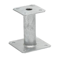 Pied de poteau fixe PPA hauteur 100 mm Simpson Strong-Tie PPA100