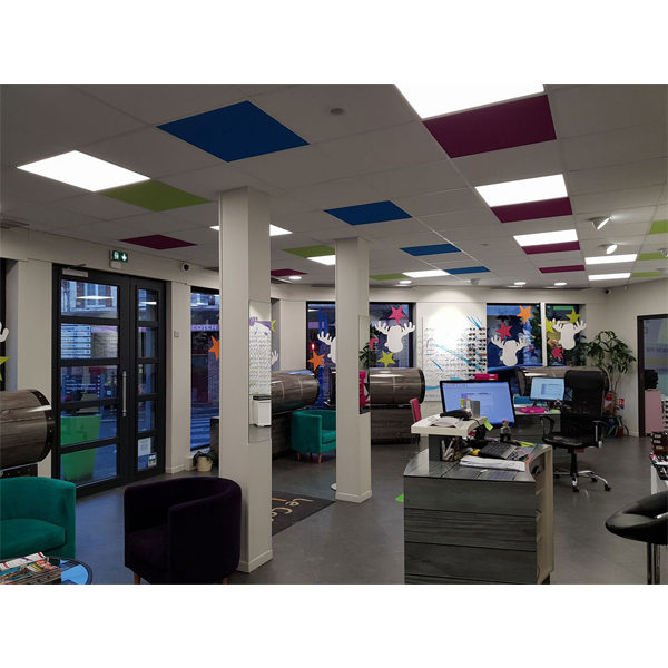 Dalle de faux plafond acoustique Color-all - Rockfon