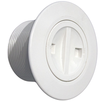 Prise balai pour piscine béton Astralpool - ABS blanc - bouchon de 1 1/2"