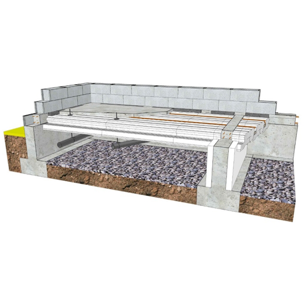 Panneau isolant pour vide sanitaire - Knauf Therm Killer Watts - R.2,10 m².K/W - 1,20 M x 0,60 M - ép.80 MM