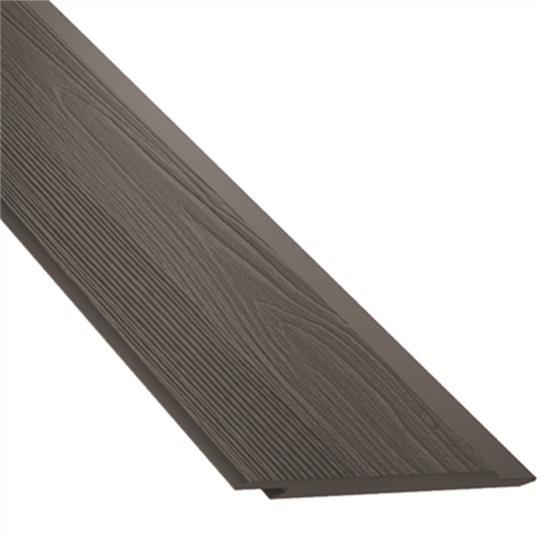 Bardage clin Hardie Plank VL composite CEDAR (aspect bois) - Noir minuit - x3,6 M