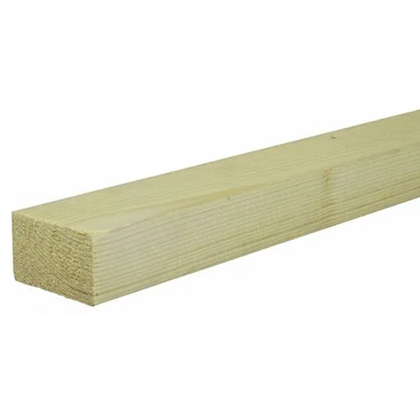 Tasseau Sapin du Nord Traité Classe 3 Vert - 45 MM x 27,00 MM - Long. 4,00 M