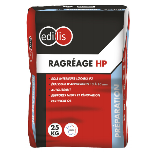 Ragréage HP intérieur pour tous supports - Edilis - Sac de 25 kg