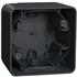 Boîtier pour 1 poste encastré Schneider Mureva Styl IP55 anthracite